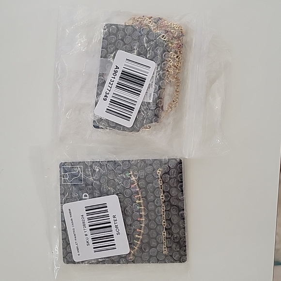 Torrid Always Proud Rainbow Layered Chain Necklace & 3-Piece Anklet Set - Picture 4 of 9